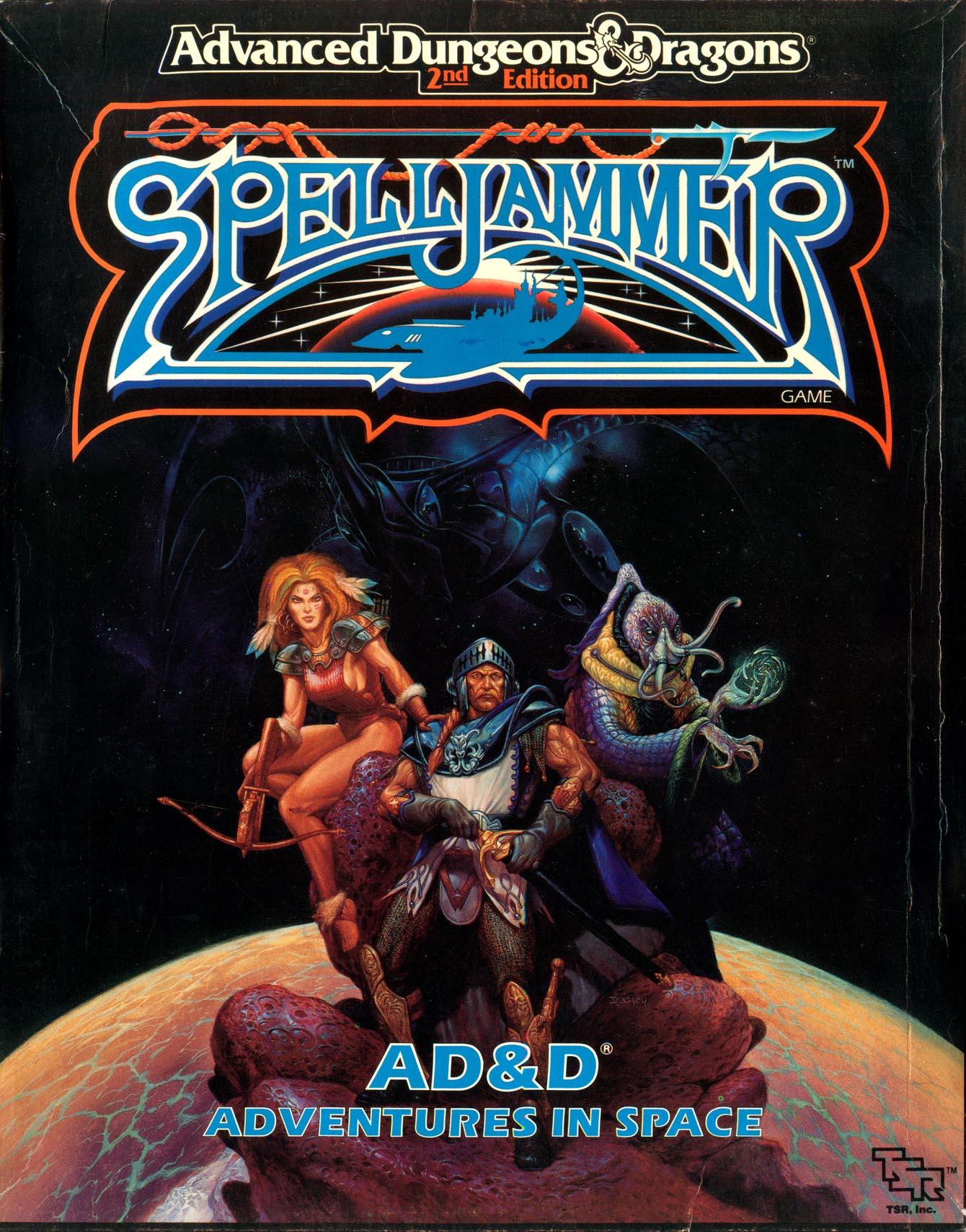 AD&D Adventures In SpaceCover art