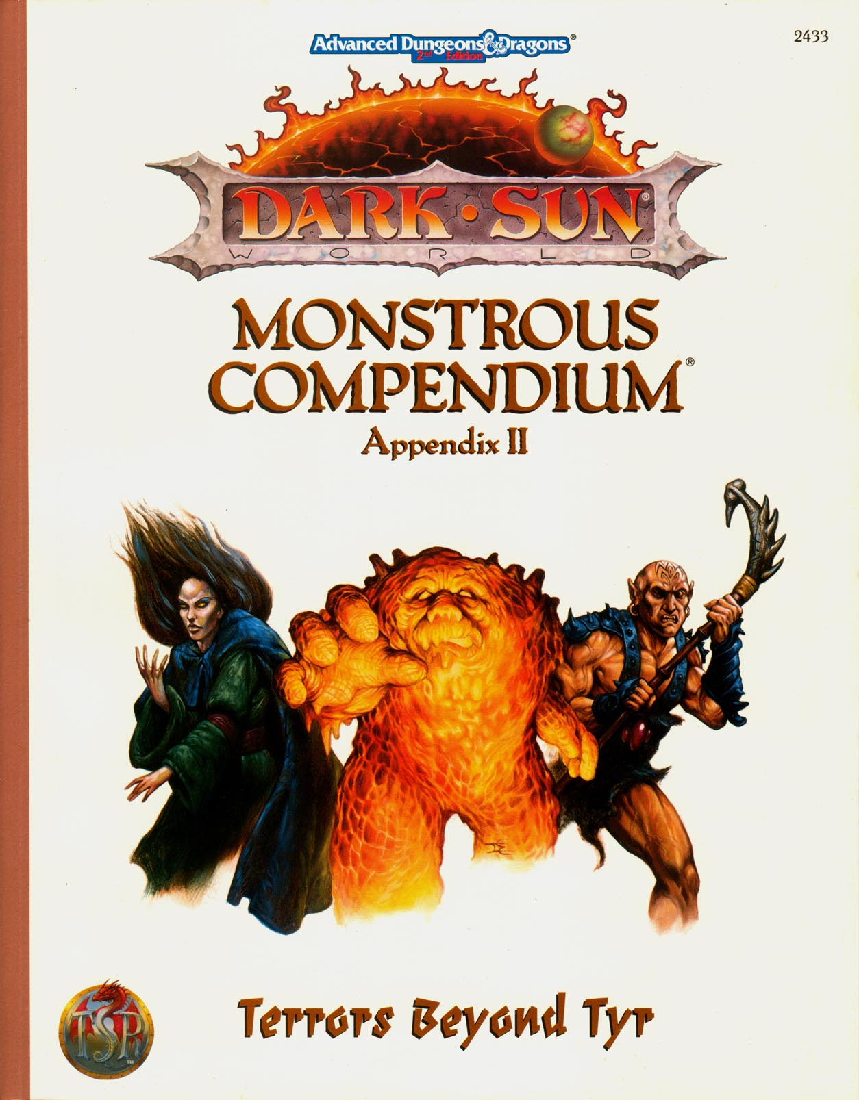 Dark Sun Appendix II - Terrors Beyond TyrCover art