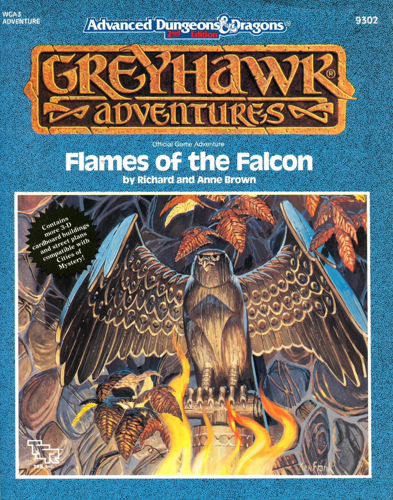 WGA3 Flames of the FalconCover art