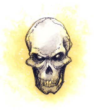 Flame Skull