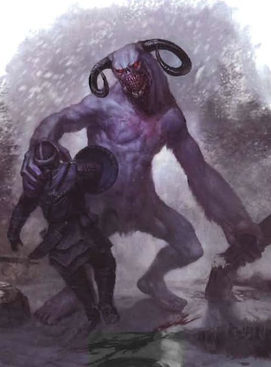 Wendigo Manhunter Elemental Humanoid Demon.