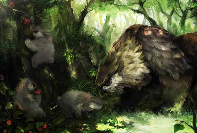 mothering owlbear