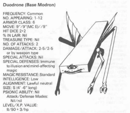 Duodrone Base Modron