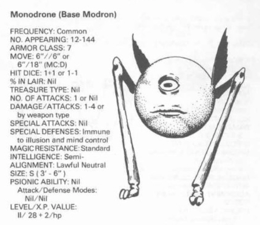 Monodrone Base Modron