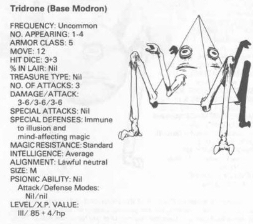 Tridrone Base Modron