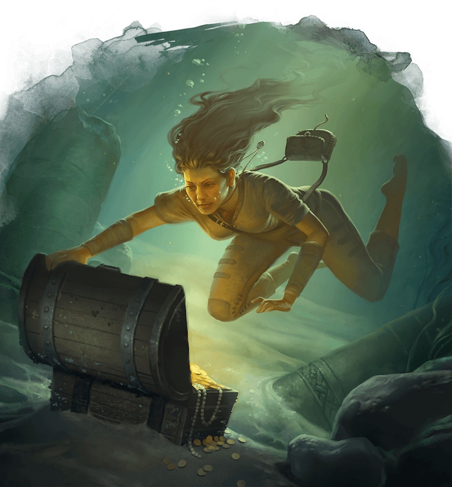 dnd underwater treasure