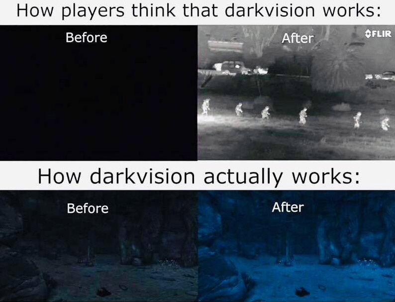 how darkvision works