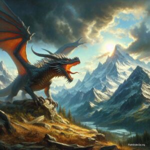 dragon calling in the moutains