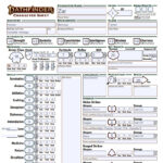 pdf character sheet pathfinder 2e