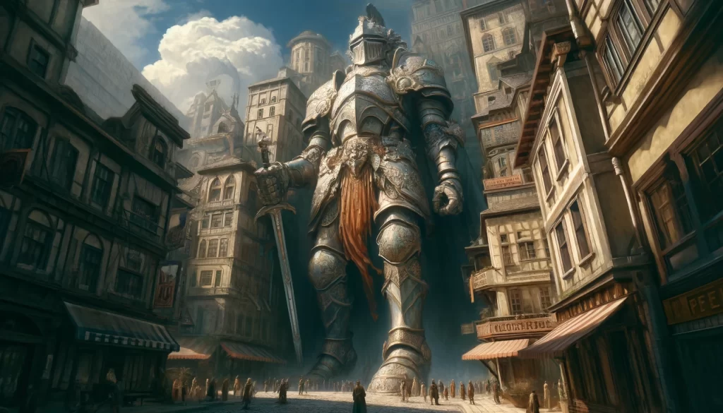 knight statue waterdeep