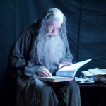 Gandalf reading