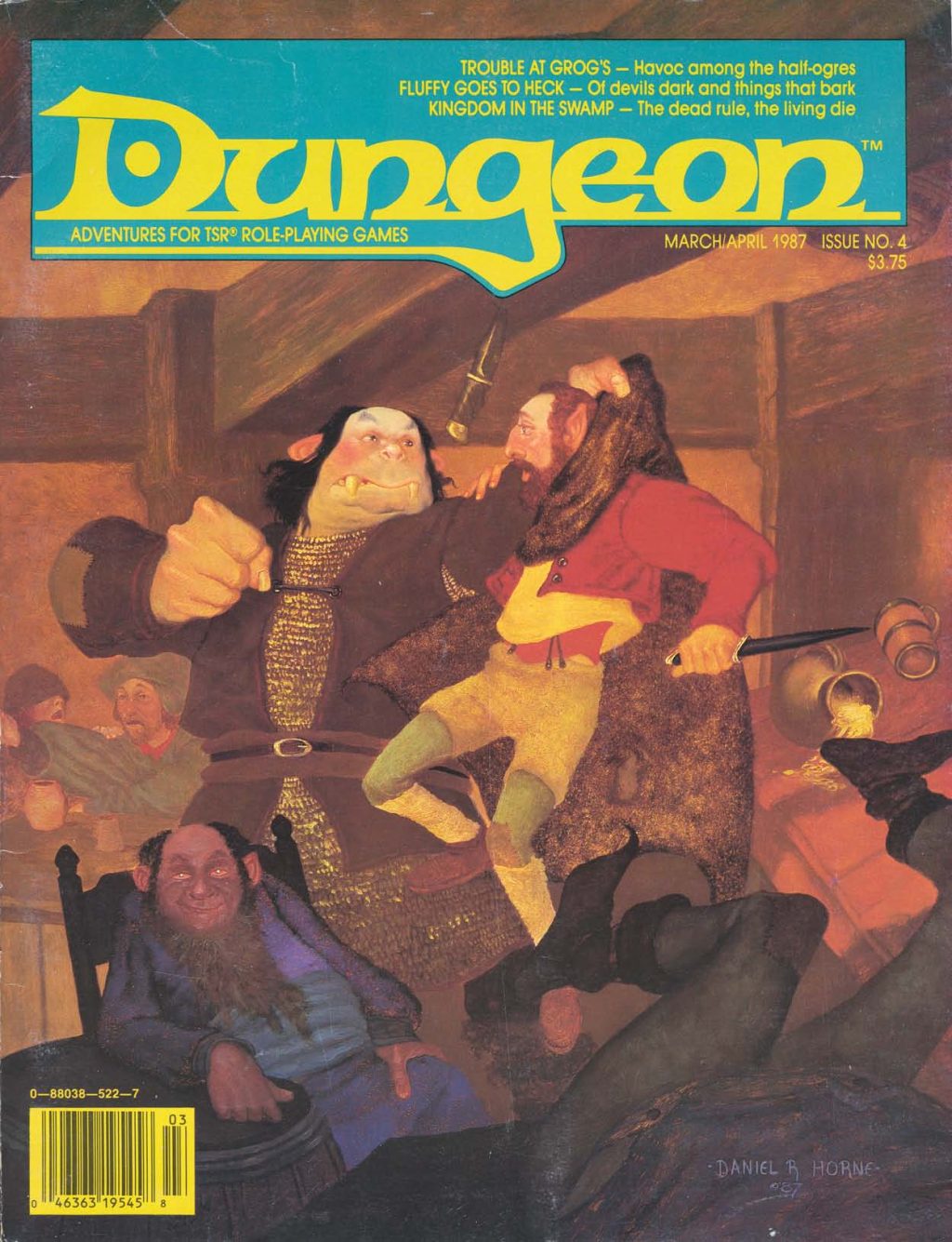 Dungeon Magazine No 4 cover