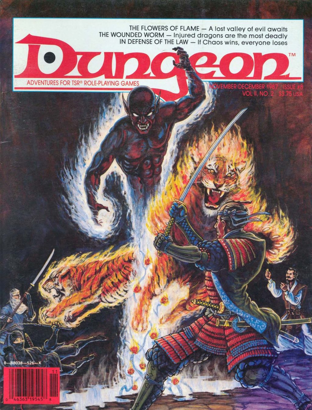 Dungeon Magazine No 8 cover