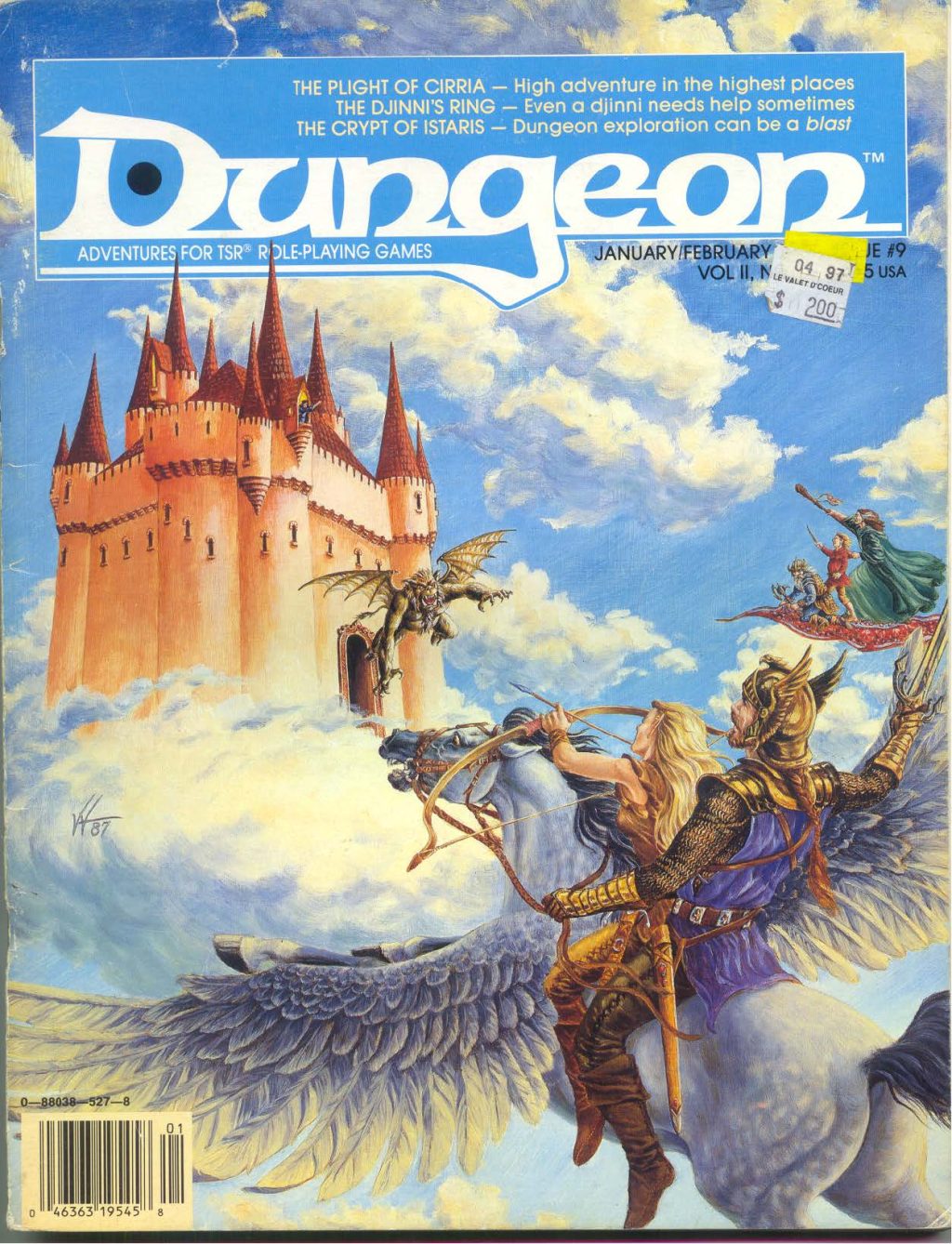 Dungeon Magazine No 9 cover