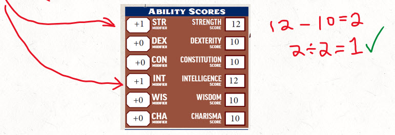 Ability Score Calculator